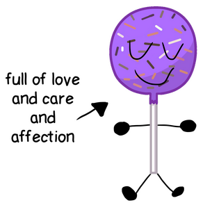 cake pop full of love and care and affection